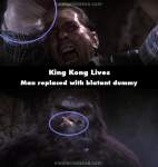 King Kong Lives mistake picture