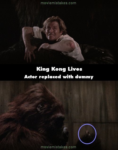 King Kong Lives mistake picture