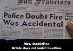 Mrs. Doubtfire mistake picture