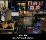CSI: NY mistake picture