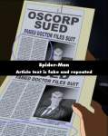 Spider-Man mistake picture
