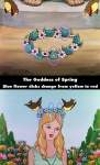 The Goddess of Spring mistake picture