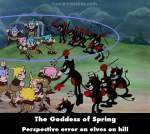 The Goddess of Spring mistake picture