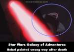 Star Wars Galaxy of Adventures mistake picture