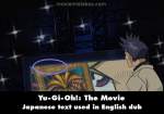 Yu-Gi-Oh!: The Movie mistake picture