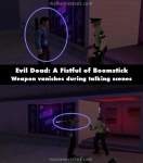 Evil Dead: A Fistful of Boomstick mistake picture