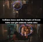 Indiana Jones and the Temple of Doom mistake picture