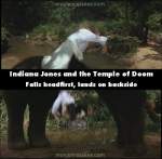 Indiana Jones and the Temple of Doom mistake picture