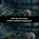 The Lord of the Rings: The Two Towers mistake picture