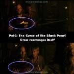 Pirates of the Caribbean: The Curse of the Black Pearl mistake picture
