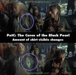 Pirates of the Caribbean: The Curse of the Black Pearl mistake picture