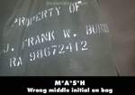 M*A*S*H mistake picture