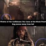 Pirates of the Caribbean: The Curse of the Black Pearl mistake picture