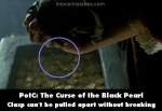 Pirates of the Caribbean: The Curse of the Black Pearl mistake picture