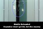 The Matrix Reloaded mistake picture