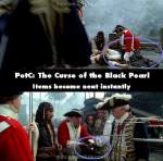 Pirates of the Caribbean: The Curse of the Black Pearl mistake picture