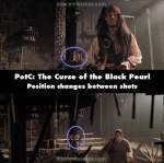 Pirates of the Caribbean: The Curse of the Black Pearl mistake picture