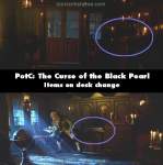 Pirates of the Caribbean: The Curse of the Black Pearl mistake picture