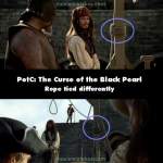 Pirates of the Caribbean: The Curse of the Black Pearl mistake picture