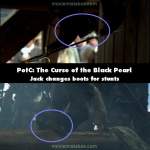 Pirates of the Caribbean: The Curse of the Black Pearl mistake picture