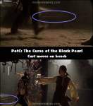 Pirates of the Caribbean: The Curse of the Black Pearl mistake picture