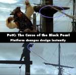 Pirates of the Caribbean: The Curse of the Black Pearl mistake picture