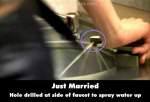 Just Married mistake picture