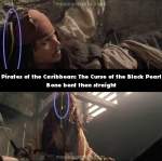 Pirates of the Caribbean: The Curse of the Black Pearl mistake picture
