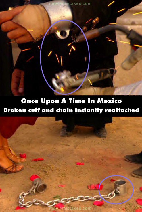 Once Upon a Time in Mexico mistake picture
