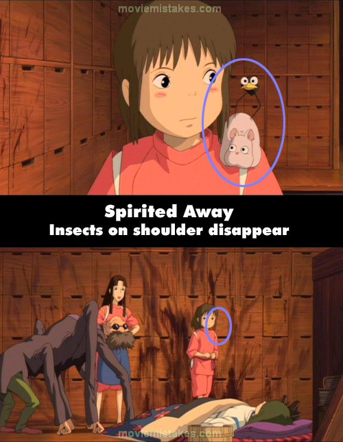 Spirited Away mistake picture