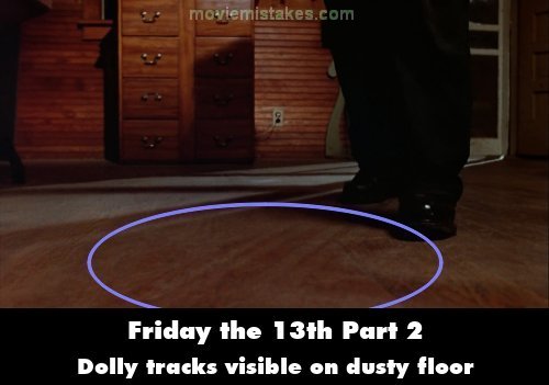 Friday the 13th Part 2 mistake picture