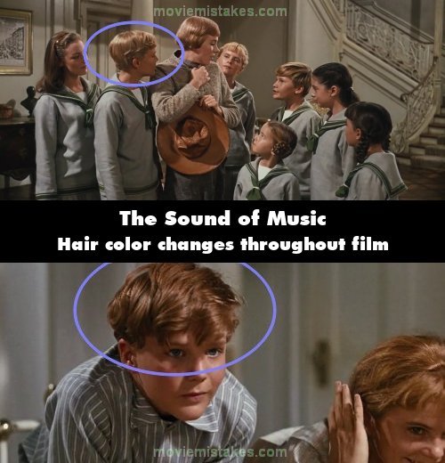 The Sound of Music mistake picture