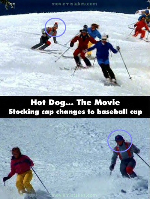 Hot Dog... The Movie mistake picture