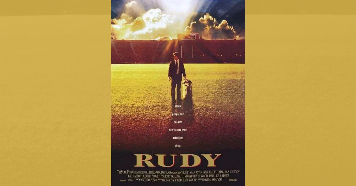 Rudy (1993) ending / spoiler