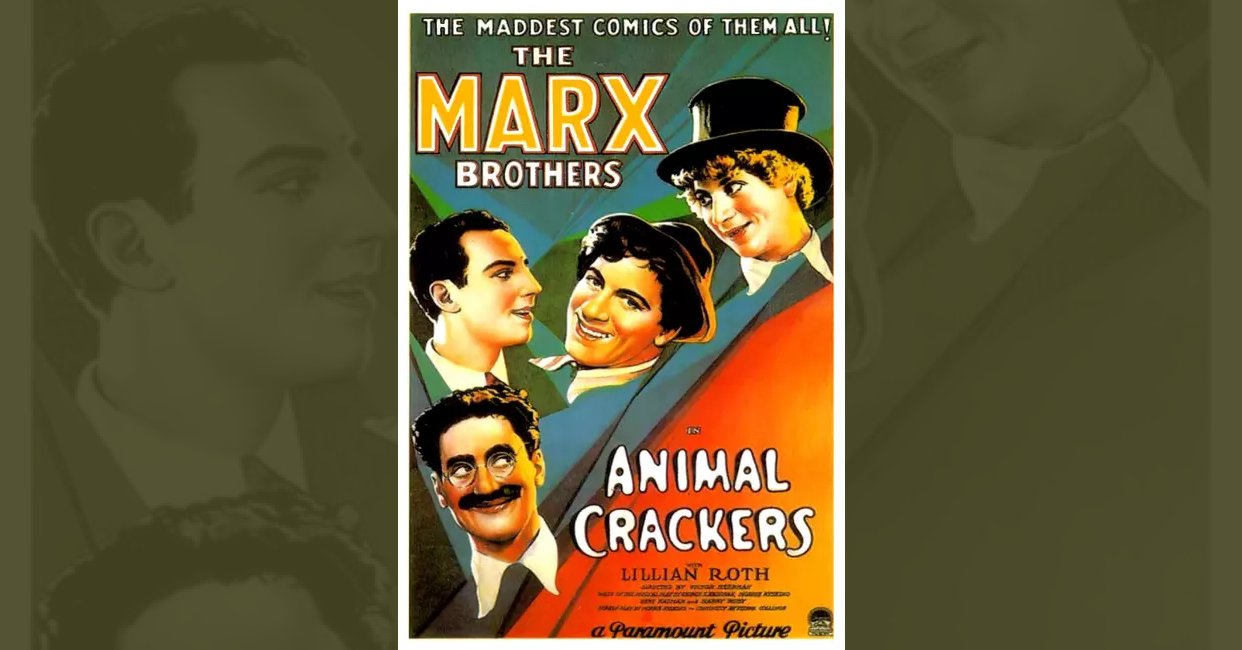 Animal Crackers (1930) mistakes