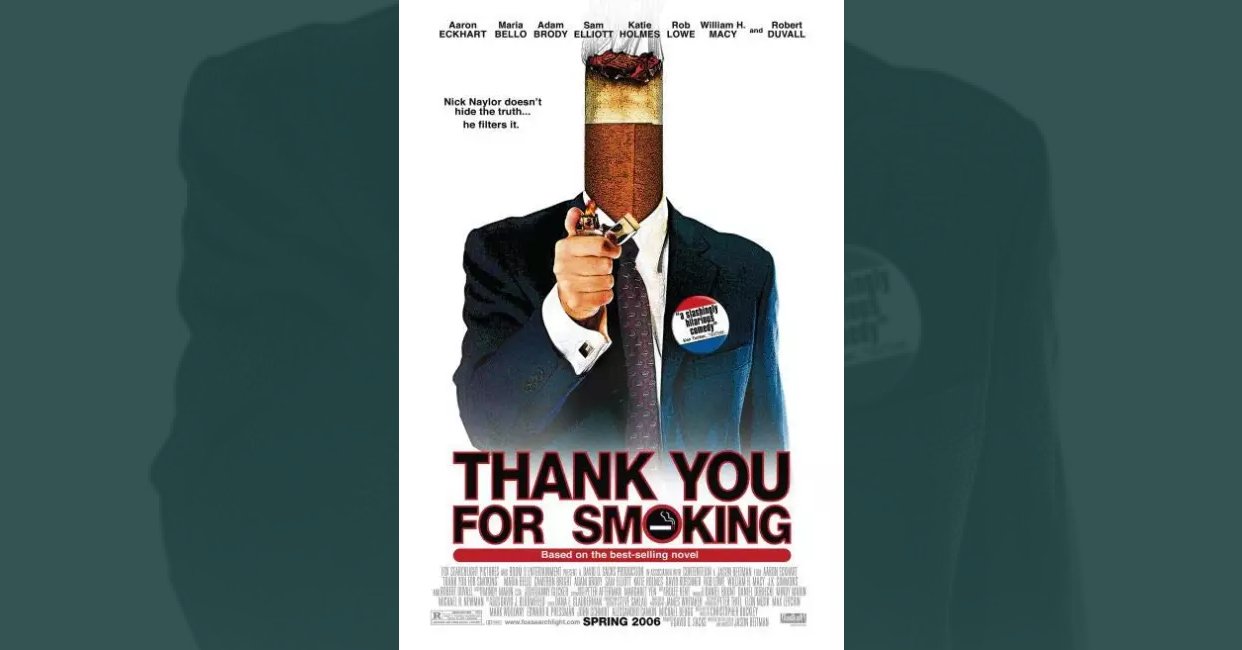 Thank You for Smoking (2005) ending / spoiler