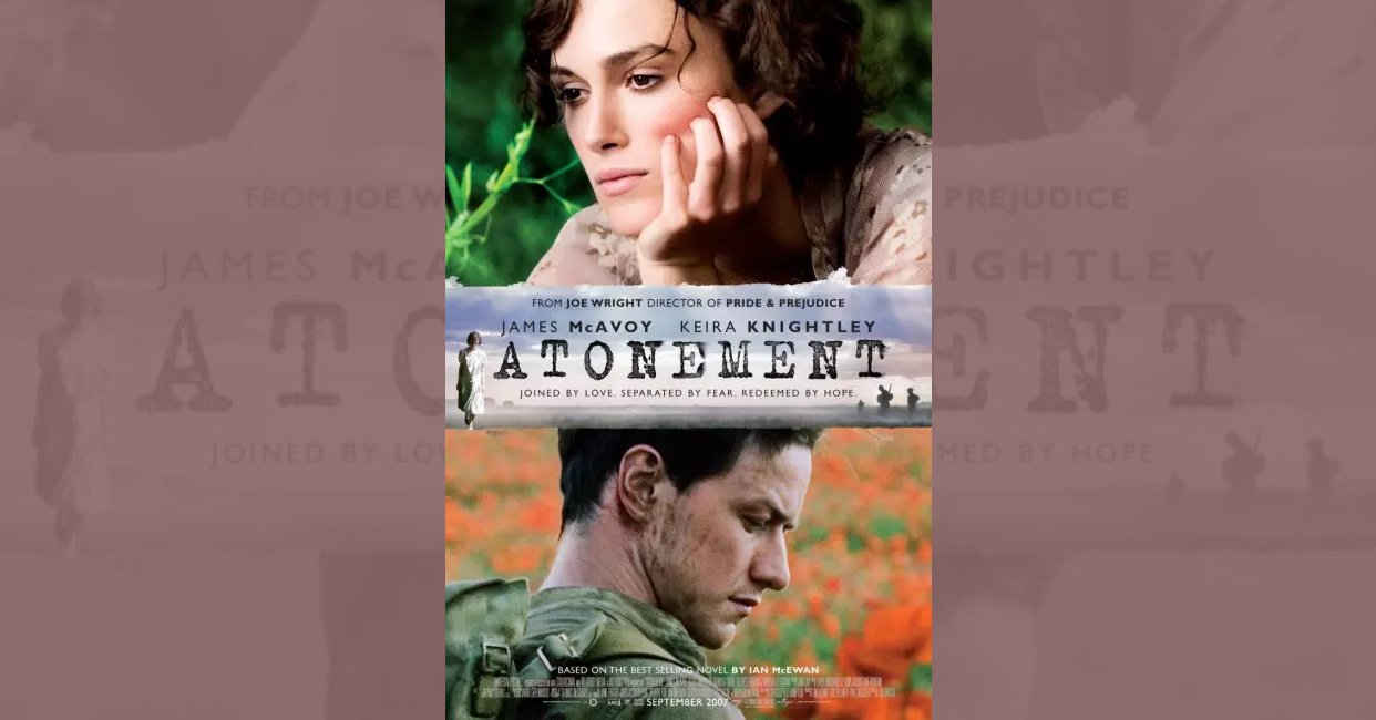 Atonement (2007) mistakes, image size:1242x650